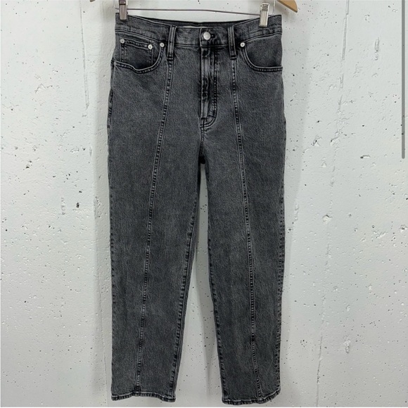 Madewell size 28 The Perfect Vintage Straight Jean Meaford Wash Seamed Edition - Picture 5 of 14
